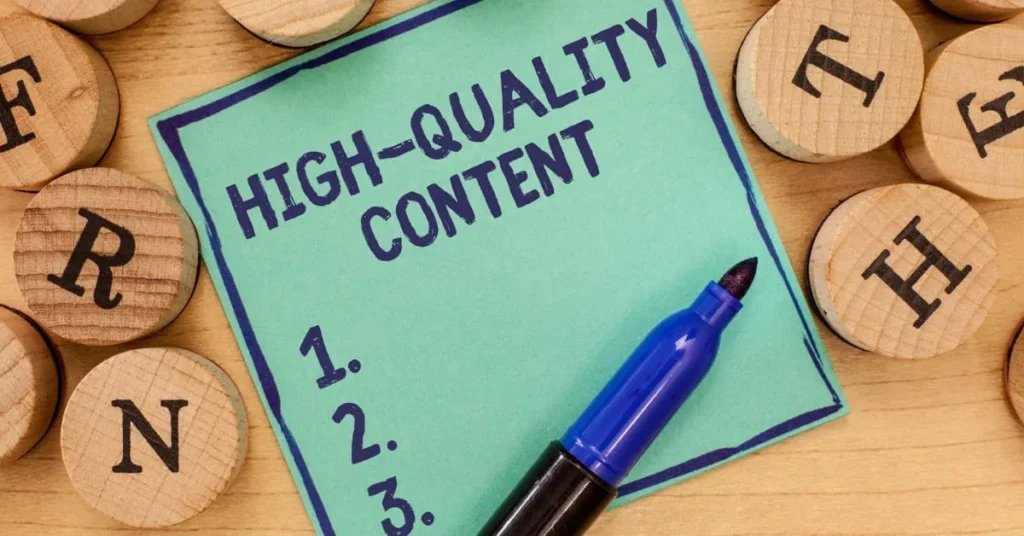 Creating High-Quality Content